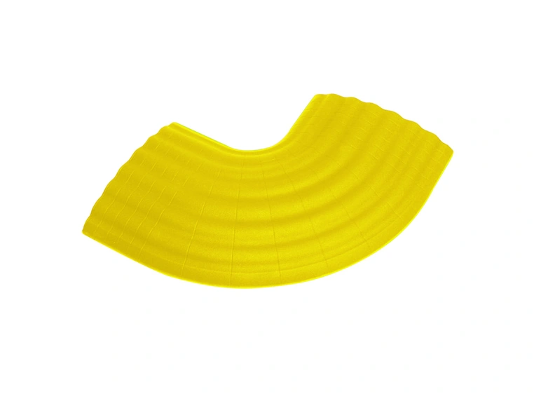 Defender Office - 90 Curve yellow for 85160 Cable Crossover 